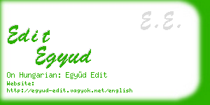 edit egyud business card